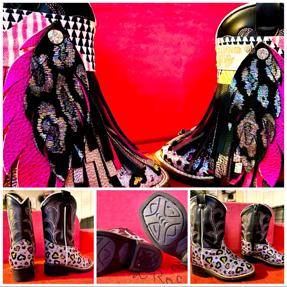 Vagabond toddler boots and buckles